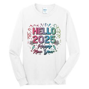 Happy New Year 2025 New Year Party Matching Family Tall Long Sleeve T-Shirt