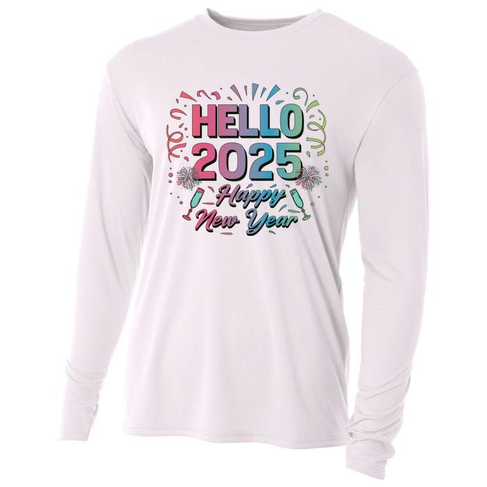 Happy New Year 2025 New Year Party Matching Family Cooling Performance Long Sleeve Crew