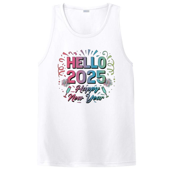 Happy New Year 2025 New Year Party Matching Family PosiCharge Competitor Tank