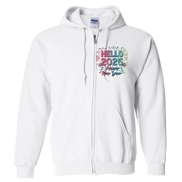 Happy New Year 2025 New Year Party Matching Family Full Zip Hoodie