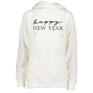 Happy New Year Happy New Year Cute Gift Womens Funnel Neck Pullover Hood