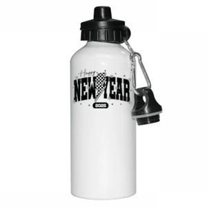 Happy New Year 2025 Funny Matching Group Family Team Aluminum Water Bottle