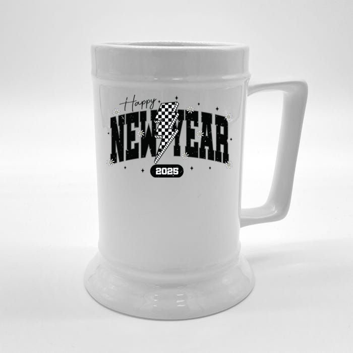 Happy New Year 2025 Funny Matching Group Family Team Beer Stein