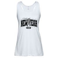 Happy New Year 2025 Funny Matching Group Family Team Ladies Essential Flowy Tank