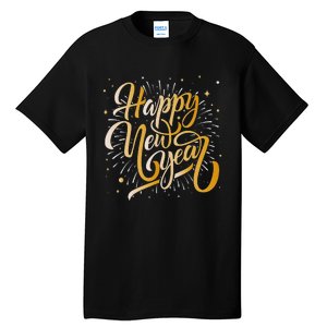 Happy New Year 2025 Women New Years Eve Party Tall T-Shirt