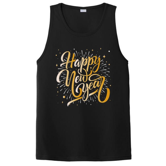 Happy New Year 2025 Women New Years Eve Party PosiCharge Competitor Tank