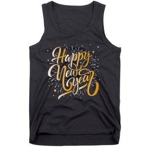 Happy New Year 2025 Women New Years Eve Party Tank Top