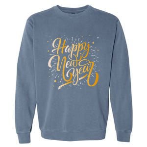 Happy New Year 2025 Women New Years Eve Party Garment-Dyed Sweatshirt