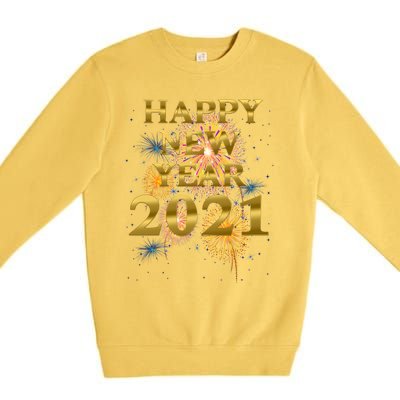 Happy New Year Nye Party Funny New Years Eve Fireworks Gift Premium Crewneck Sweatshirt