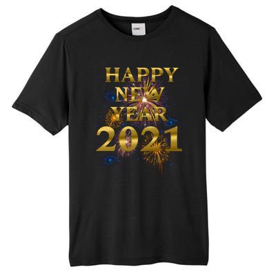 Happy New Year Nye Party Funny New Years Eve Fireworks Gift Tall Fusion ChromaSoft Performance T-Shirt