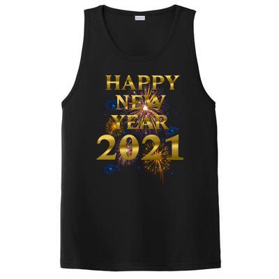 Happy New Year Nye Party Funny New Years Eve Fireworks Gift PosiCharge Competitor Tank