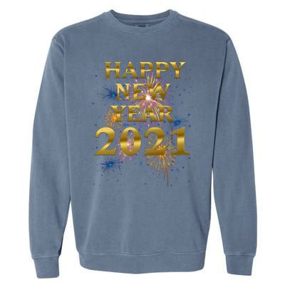 Happy New Year Nye Party Funny New Years Eve Fireworks Gift Garment-Dyed Sweatshirt