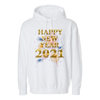 Happy New Year Nye Party Funny New Years Eve Fireworks Gift Garment-Dyed Fleece Hoodie