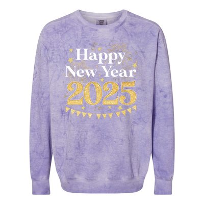 Happy New Year Party Loading 2025 Family Matching Fireworks Colorblast Crewneck Sweatshirt