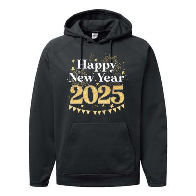 Happy New Year Party Loading 2025 Family Matching Fireworks Performance Fleece Hoodie