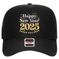 Happy New Year Party Loading 2025 Family Matching Fireworks High Crown Mesh Back Trucker Hat