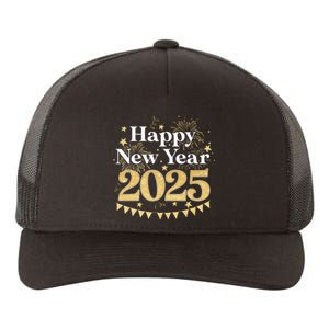 Happy New Year Party Loading 2025 Family Matching Fireworks Yupoong Adult 5-Panel Trucker Hat