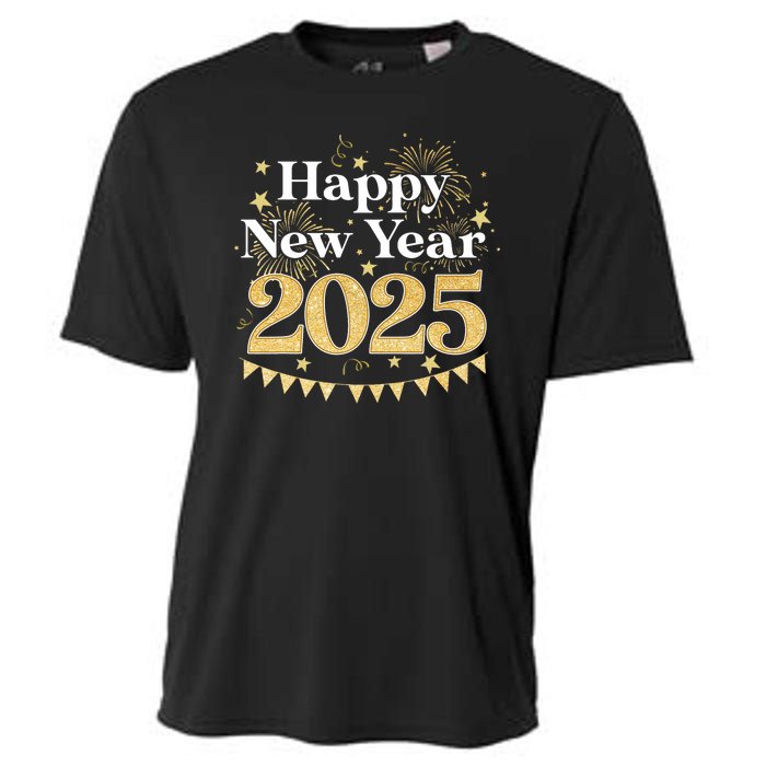 Happy New Year Party Loading 2025 Family Matching Fireworks Cooling Performance Crew T-Shirt