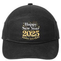 Happy New Year Party Loading 2025 Family Matching Fireworks 7-Panel Snapback Hat