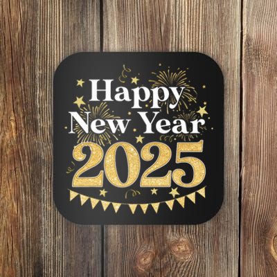 Happy New Year Party Loading 2025 Family Matching Fireworks Coaster