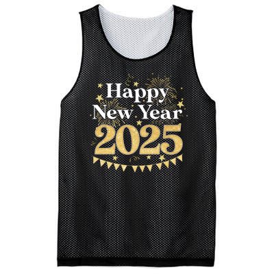 Happy New Year Party Loading 2025 Family Matching Fireworks Mesh Reversible Basketball Jersey Tank