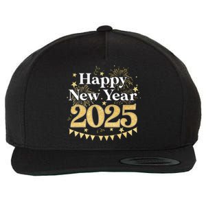 Happy New Year Party Loading 2025 Family Matching Fireworks Wool Snapback Cap