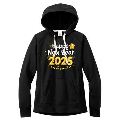 Happy New Year 2025 Family Reunion Party New Year Eve Women's Fleece Hoodie