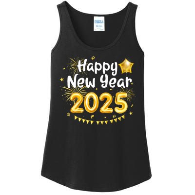 Happy New Year 2025 Family Reunion Party New Year Eve Ladies Essential Tank