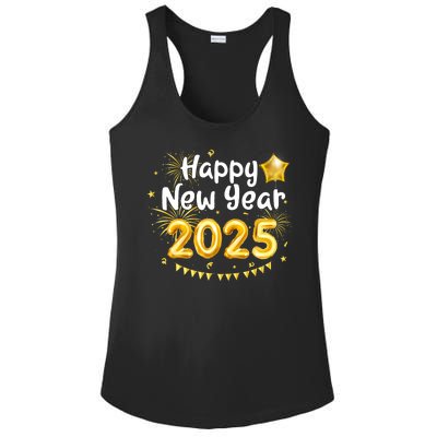 Happy New Year 2025 Family Reunion Party New Year Eve Ladies PosiCharge Competitor Racerback Tank