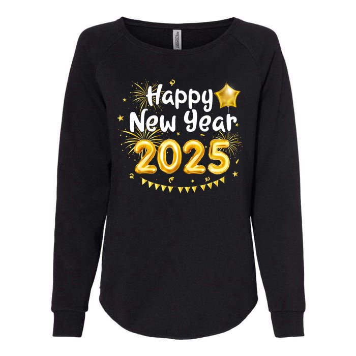 Happy New Year 2025 Family Reunion Party New Year Eve Womens California Wash Sweatshirt