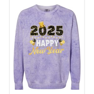 Happy New Year Eve Party 2025 Family Matching Fireworks Colorblast Crewneck Sweatshirt