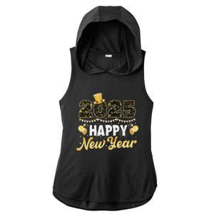 Happy New Year Eve Party 2025 Family Matching Fireworks Ladies PosiCharge Tri-Blend Wicking Draft Hoodie Tank