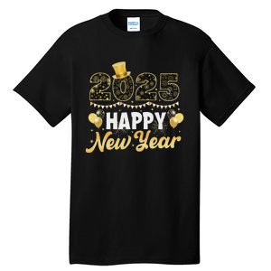 Happy New Year Eve Party 2025 Family Matching Fireworks Tall T-Shirt