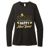 Happy New Year Eve Party 2025 Family Matching Fireworks Womens CVC Long Sleeve Shirt