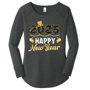 Happy New Year Eve Party 2025 Family Matching Fireworks Women's Perfect Tri Tunic Long Sleeve Shirt