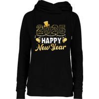 Happy New Year Eve Party 2025 Family Matching Fireworks Womens Funnel Neck Pullover Hood