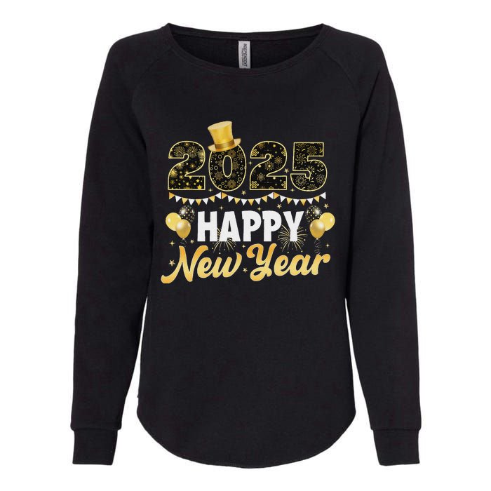 Happy New Year Eve Party 2025 Family Matching Fireworks Womens California Wash Sweatshirt