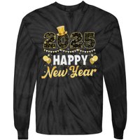 Happy New Year Eve Party 2025 Family Matching Fireworks Tie-Dye Long Sleeve Shirt