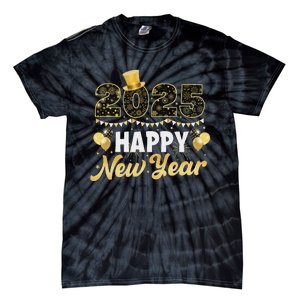 Happy New Year Eve Party 2025 Family Matching Fireworks Tie-Dye T-Shirt