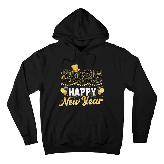 Happy New Year Eve Party 2025 Family Matching Fireworks Tall Hoodie