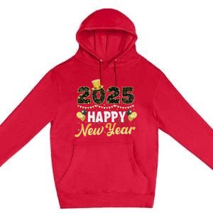 Happy New Year Eve Party 2025 Family Matching Fireworks Premium Pullover Hoodie