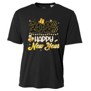 Happy New Year Party 2025 Ballon Family Matching Cooling Performance Crew T-Shirt