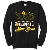 Happy New Year Party 2025 Ballon Family Matching Sweatshirt