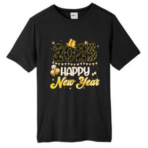 Happy New Year Party 2025 Ballon Family Matching Tall Fusion ChromaSoft Performance T-Shirt