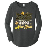 Happy New Year Party 2025 Ballon Family Matching Women's Perfect Tri Tunic Long Sleeve Shirt