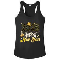 Happy New Year Party 2025 Ballon Family Matching Ladies PosiCharge Competitor Racerback Tank