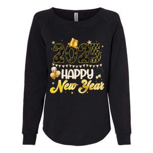 Happy New Year Party 2025 Ballon Family Matching Womens California Wash Sweatshirt