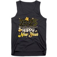 Happy New Year Party 2025 Ballon Family Matching Tank Top