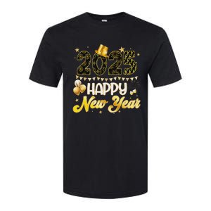 Happy New Year Party 2025 Ballon Family Matching Softstyle CVC T-Shirt