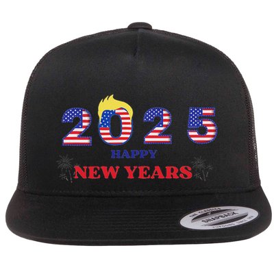 Happy New Years 2025 Trump Make New Years Great Flatbill Hat